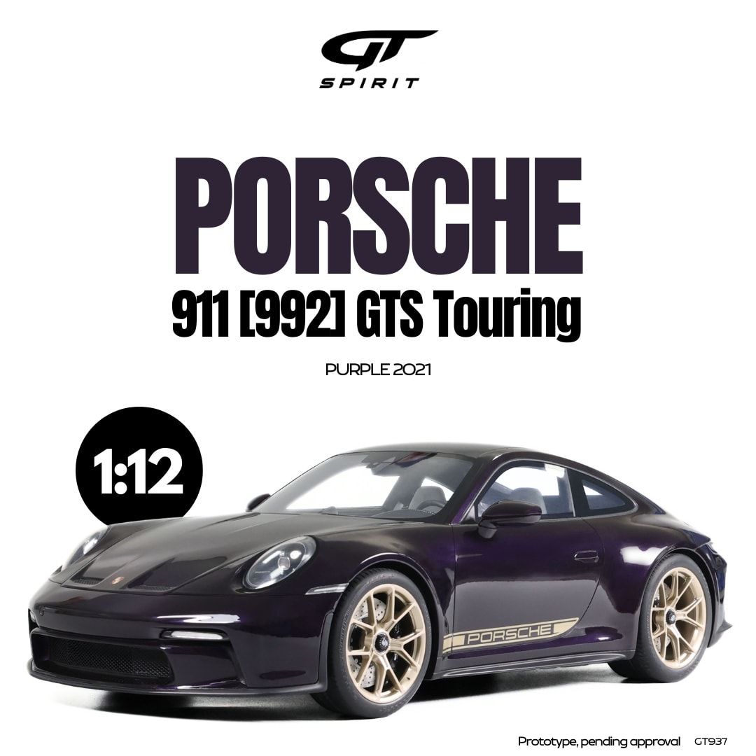 1:12 GT Spirit - 2021 Porsche 911 (992) GT3 Touring Purple Metallic