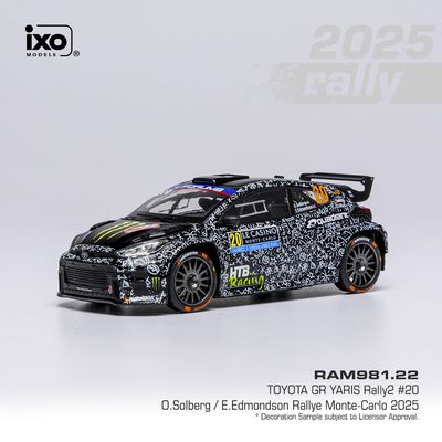 1:43 Ixo - Toyota GR Yaris Rally2, WRC, Rally Monte Carlo, 2025, #20