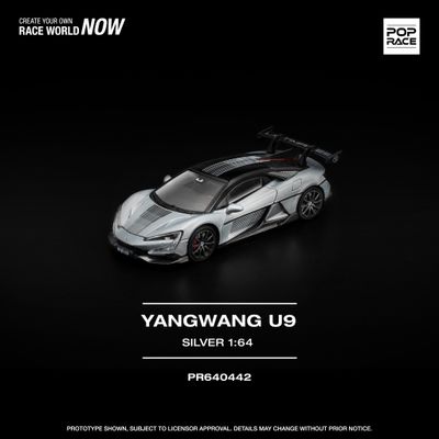 1:64 Pop Race Limited - Yangwang U9, silver