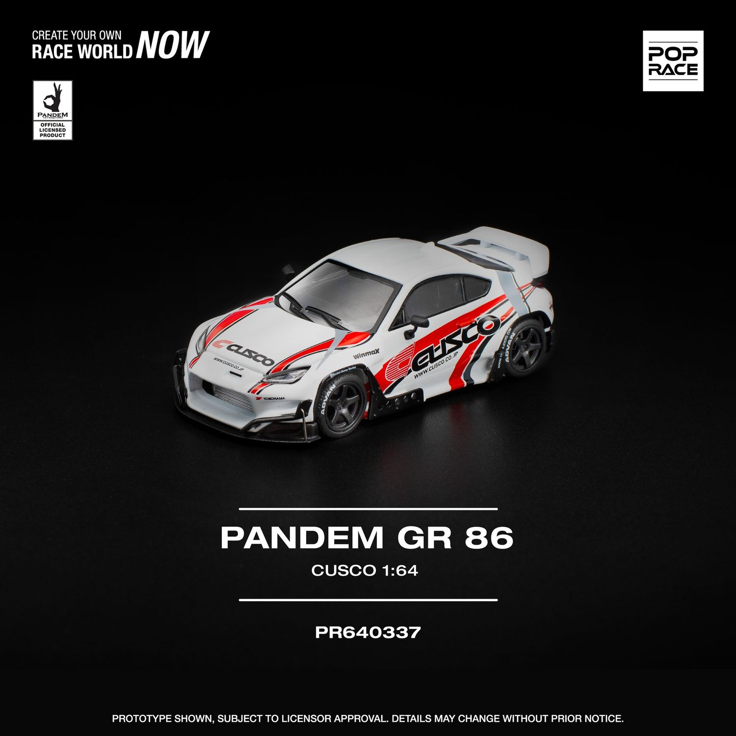 1:64 Pop Race Limited - Pandem GR86 *Cusco*