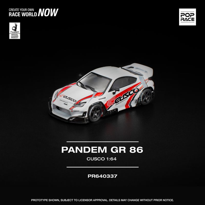1:64 Pop Race Limited - Pandem GR86 *Cusco*