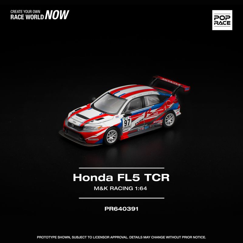 1:64 Pop Race Limited - Honda Civic Type-R (FL5) TCR- M&K Racing