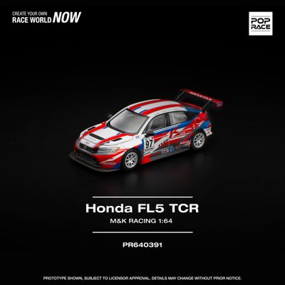 1:64 Pop Race Limited - Honda Civic Type-R (FL5) TCR- M&K Racing