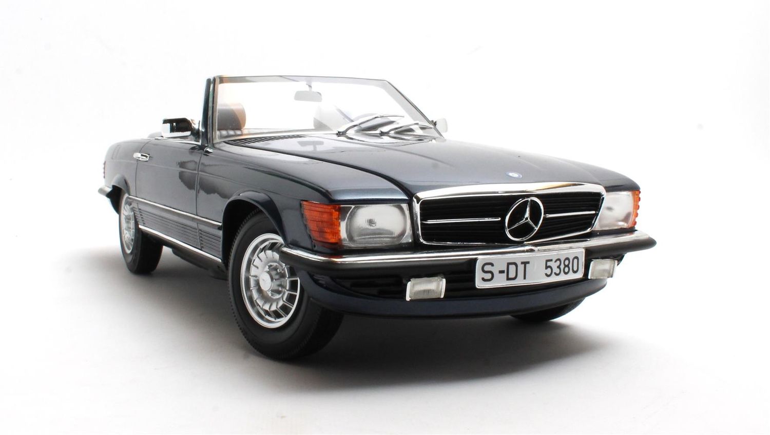 1:12 12 Art Fine Models - Mercedes 380SL R107 Lapis blue metallic  1979 - 1985