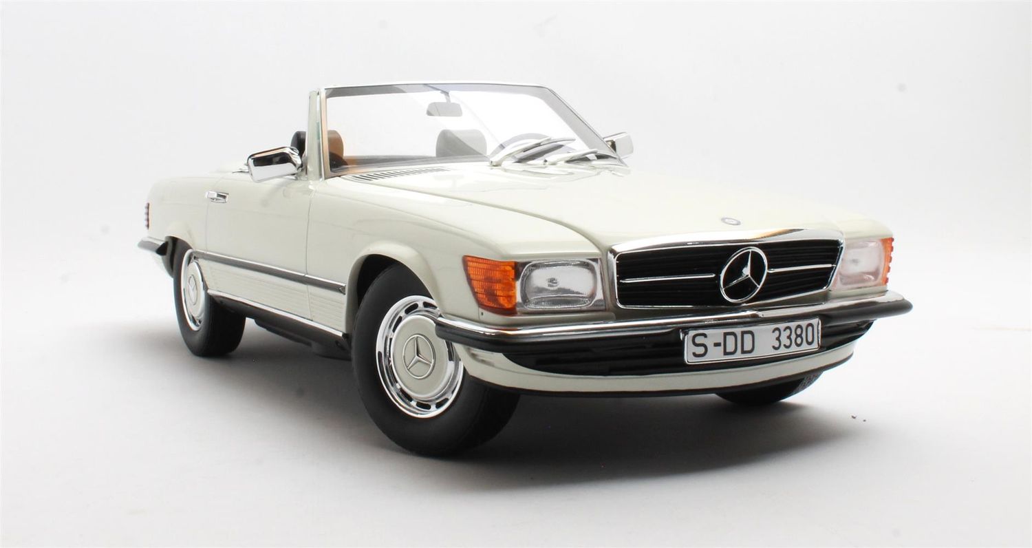 1:12 12 Art Fine Models - Mercedes 380SL R107 classic weiss 1979 - 1985