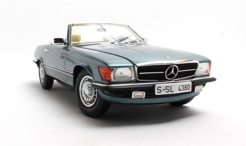 1:12 12 Art Fine Models - Mercedes 380SL R107 petrol metallic 1979 - 1985 1:12 12 Art Fine Models - Mercedes 380SL R107 petrol metallic 1979 - 1985