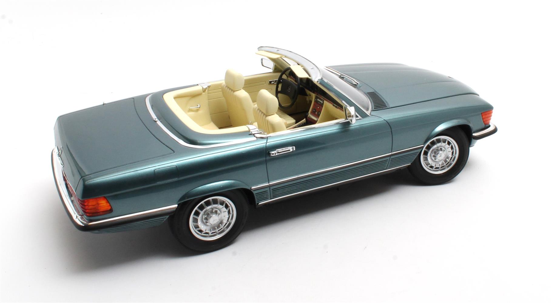 1:12 12 Art Fine Models - Mercedes 380SL R107 petrol metallic 1979 - 1985