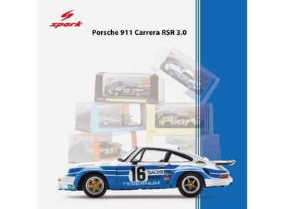 1:64 Spark - Porsche 911 Carrera RSR 3.0L Team Joest Tebernum Racing #16 24h Le Mans 1975 C. Schickentanz - H. Bertrams