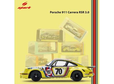 1:64 Spark - Porsche 911 Carrera RSR 3.0L Team ASA Cachia-Bondy #70 24h Le Mans 1974 R. Touroul - H. Cachia - D. Rua