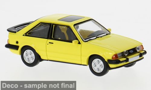 1:87 PCX87 - Ford Escort MK III XR3i, gelb, 1982 1:87 PCX87 - Ford Escort MK III XR3i, gelb, 1982