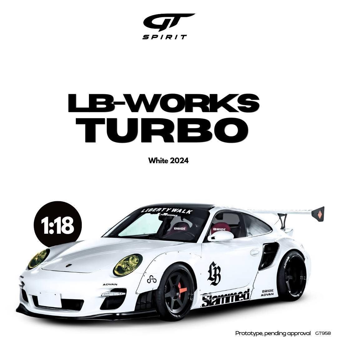 1:18 GT Spirit - 2024 Porsche LB-Works Turbo White