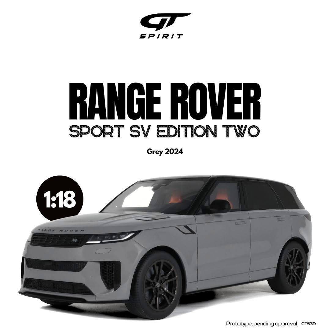 1:18 GT Spirit - 2024 Range Rover Sport SV Edition Grey 1:18 GT Spirit - 2024 Range Rover Sport SV Edition Grey