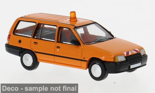 1:87 PCX87 - Opel Kadett E Caravan, orange, 1985, Kommunal