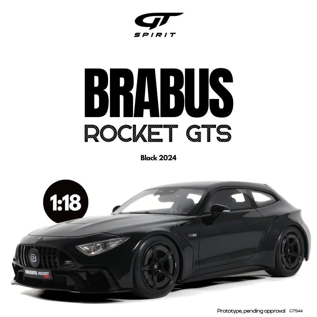 1:18 GT Spirit - 2024 Mercedes Brabus Rocket GTS Black