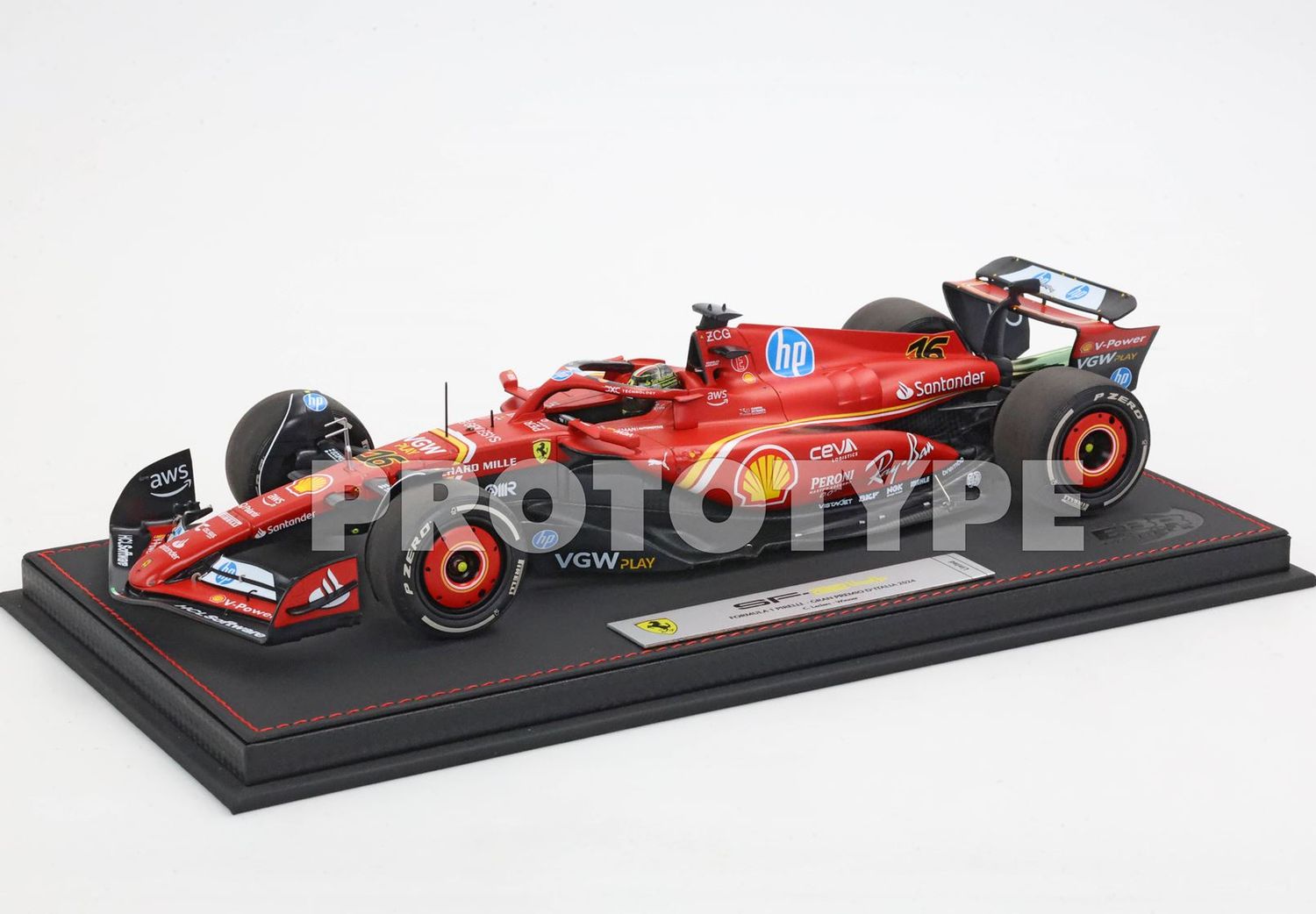1:18 BBR - Ferrari SF24 ITALIAN GP 2024 Diecast  Monza Winner Leclerc 1:18 BBR - Ferrari SF24 ITALIAN GP 2024 Diecast  Monza Winner Leclerc