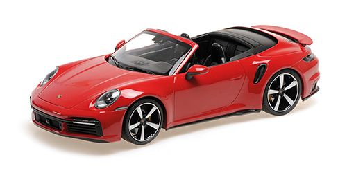 1:18 Minichamps - PORSCHE 911 (992) TURBO S CABRIOLET – 2020 – RED