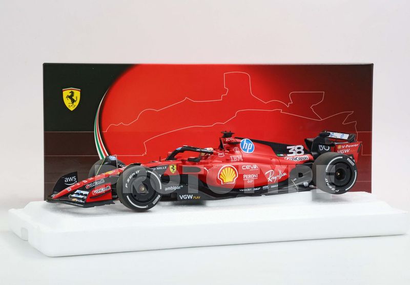 1:18 BBR - Ferrari F1 Fiorano test 2025 SF-23 Zhou #38 *Polyfoam Pack*