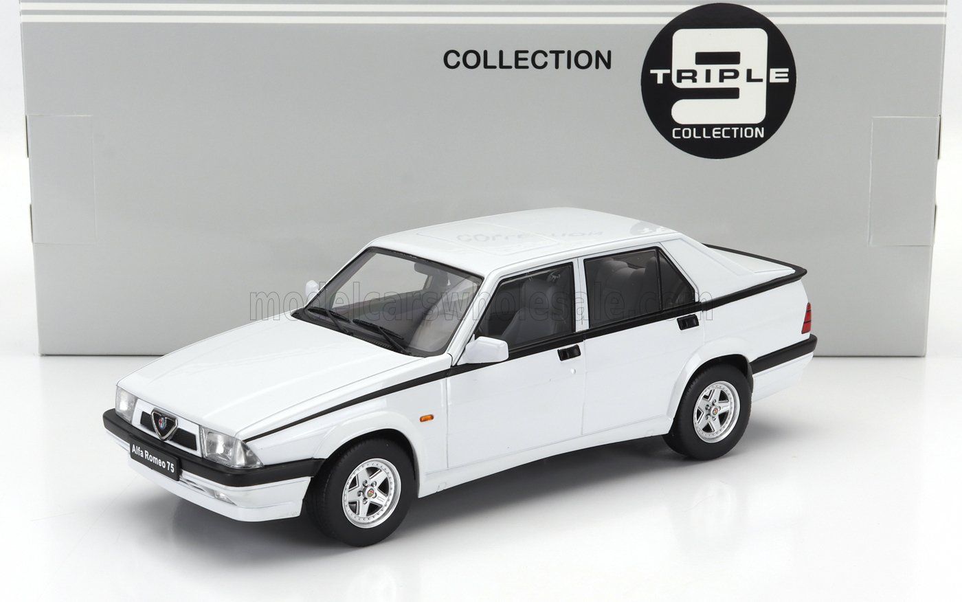 1:18 Triple9 - Alfa Romeo 75 White