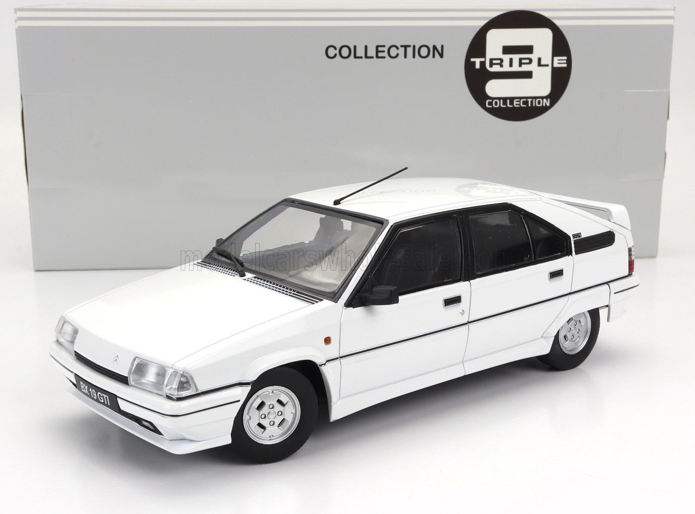 1:18 Triple9 - 1990 Citroen BX GTi, alpine white with black interior