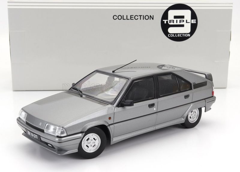 1:18 Triple9 - 1990 Citroen BX GTi, silver metallic/ black interior 1:18 Triple9 - 1990 Citroen BX GTi, silver metallic/ black interior