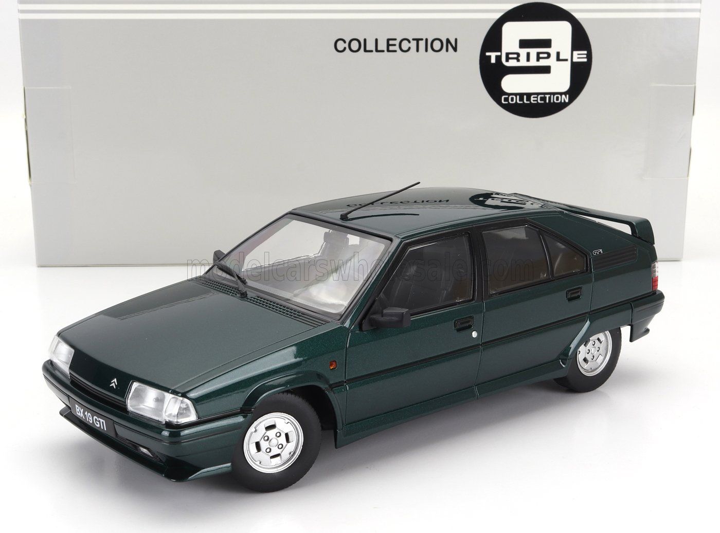 1:18 Triple9 - 1990 Citroen BX GTi, green metallic with black interior