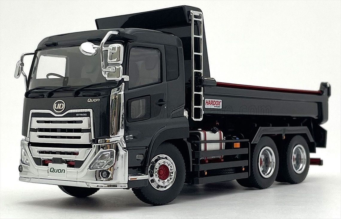 1:43 Kyosho - UD-Trucks Quon Kyokuto Kipper Black