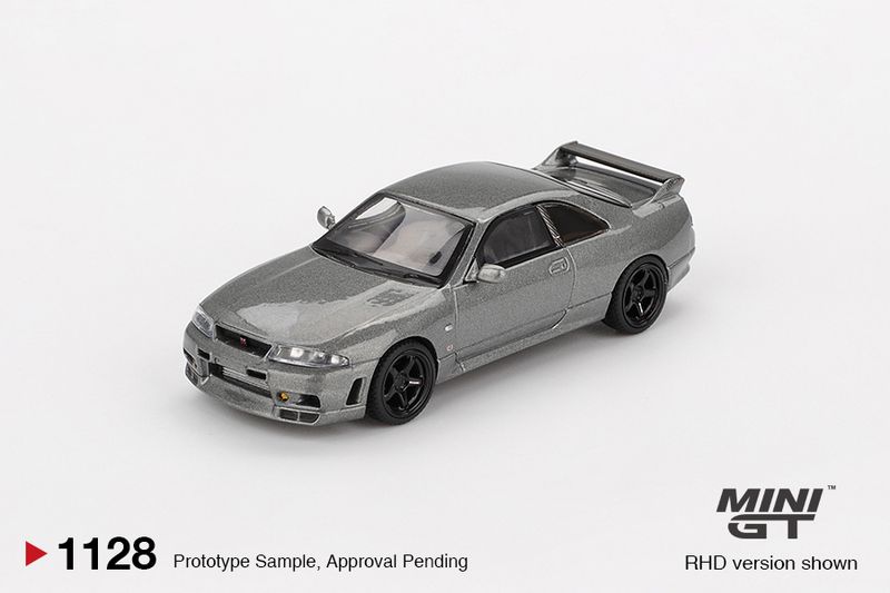 1:64 Mini GT - 1993 Nissan GTR (R33) Nismo BCNR33 CRS, dark metal gray *Blister packaging*