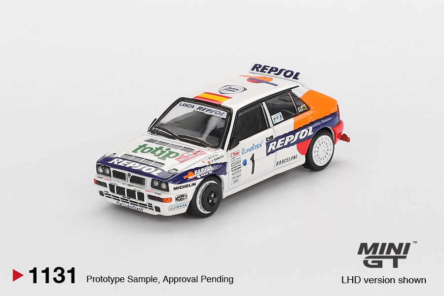 1:64 Mini GT - 1993 Lancia Delta Integrale Evoluzione #1 Rally Monte Carlo