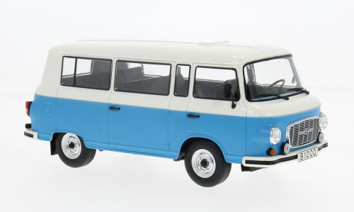 1:24 Whitebox - 1970 Barkas B 1000 Bus hellblau , weiss