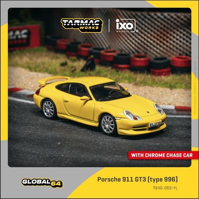 1:64 Tarmac - Porsche 911 GT3 (type 996), yellow