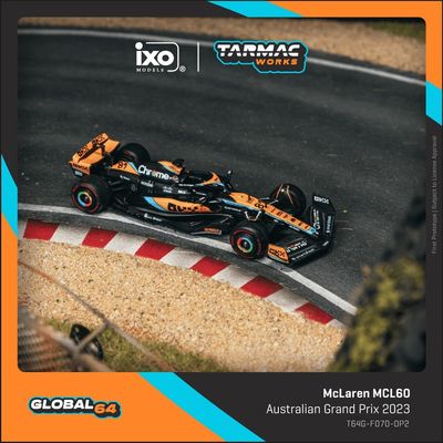 1:64 Tarmac - 2023 McLaren MCL60 #81 Oscar Piastri Australian Grand Prix 1:64 Tarmac - 2023 McLaren MCL60 #81 Oscar Piastri Australian Grand Prix