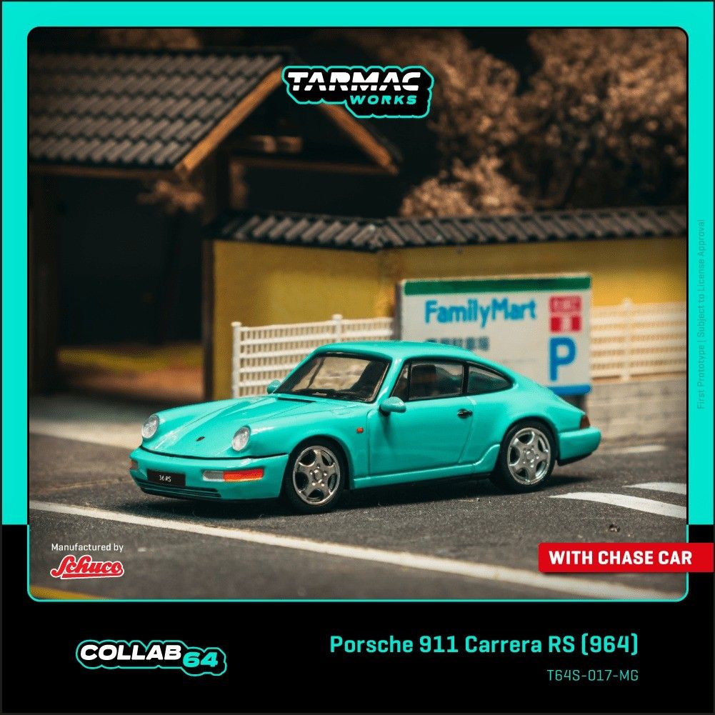 1:64 Tarmac - Porsche 911 Carrera RS (964), mint green