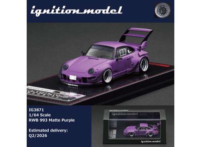 1:64 Ignition - RWB 993, matt purple