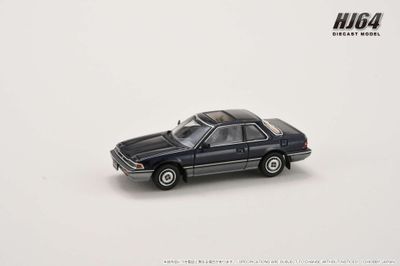 1:64 Hobby Japan - Honda Prelude XX AB Early Version Genuine optional wheels, blue metallic