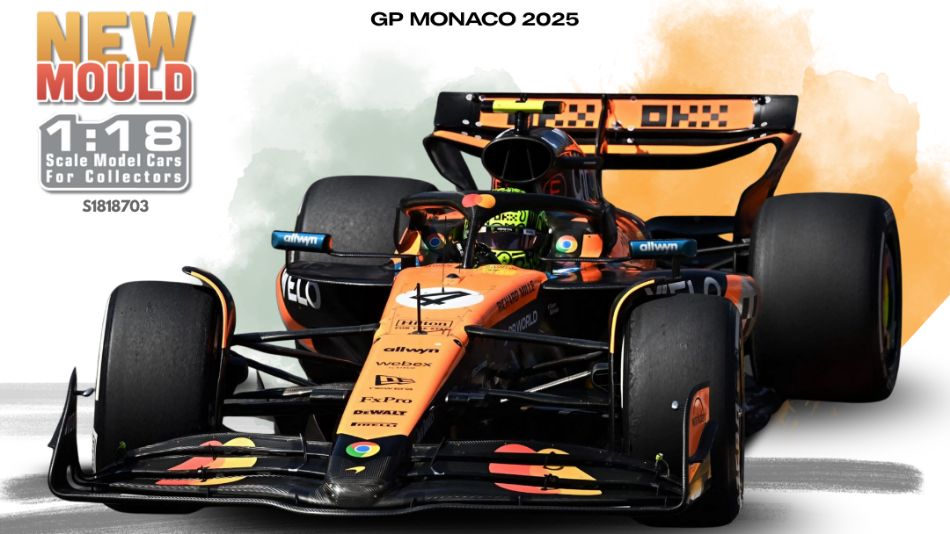 1:18 Solido - McLaren MCL39 #4 Monaco GP 2025 L. Norris