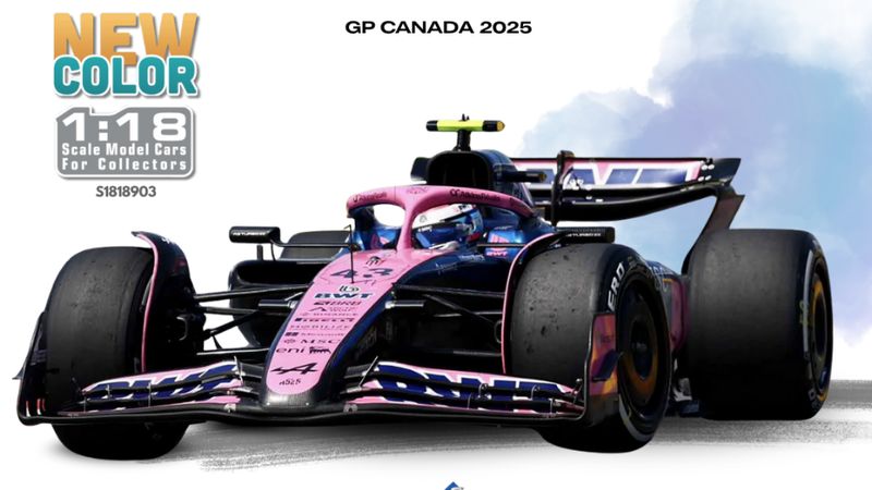 1:18 Solido - Alpine A525 #43 Canada GP 2025 F. Colapinto