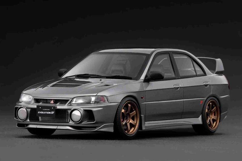 1:18 Ignition - Mitsubishi Lancer Evolution IV (CN9A), gun metallic 1:18 Ignition - Mitsubishi Lancer Evolution IV (CN9A), gun metallic