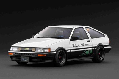 1:18 Ignition - Toyota Corolla Levin 3Dr (AE86) BEV, white/black