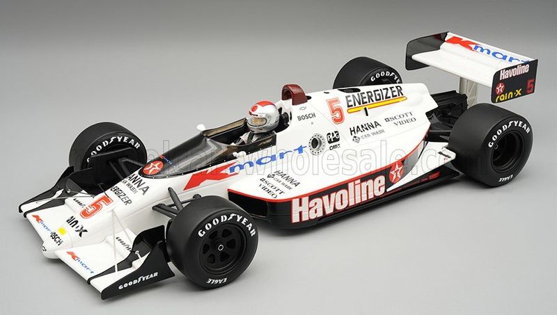 1:18 Tecnomodel - Lola T89 Team Newman Haas Racing #5 Formula Indy Car World Series Season 1989 M. Andretti *With Driver Figure*