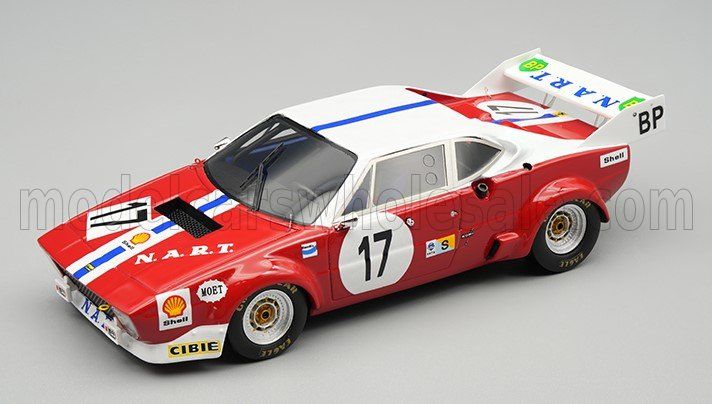 1:43 Tecnomodel - Ferrari 308 GT4 2.9L V8 Team N.A.R.T. #17 24h Le Mans 1975 G. Gagliardi - H. Cluxton