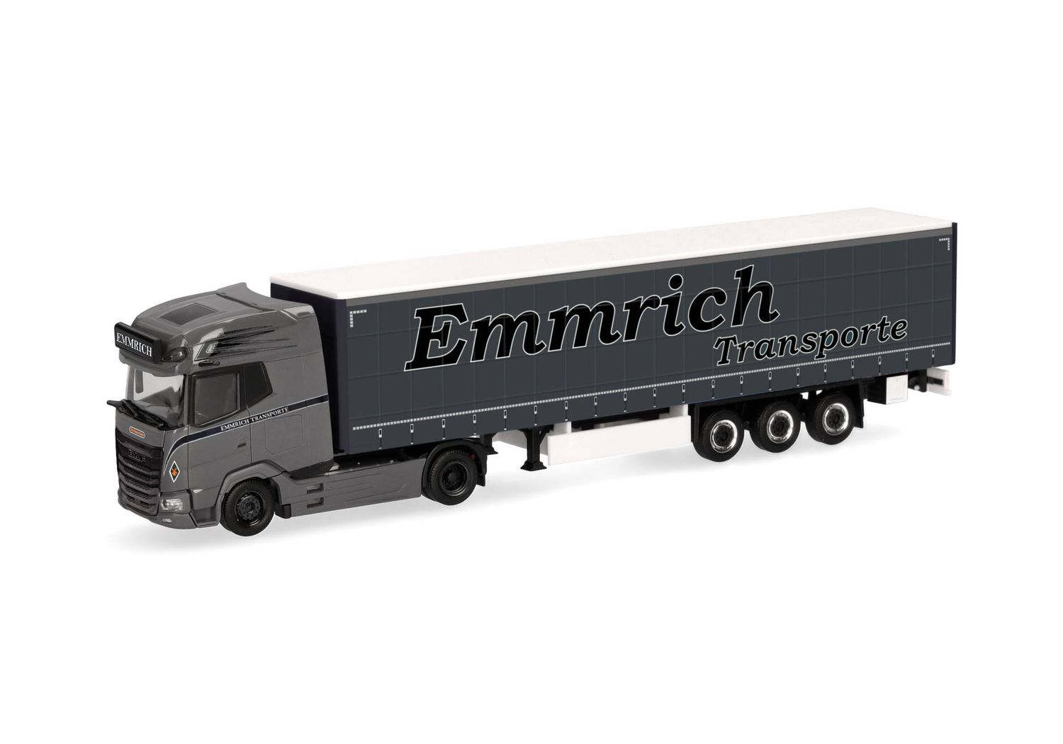 1:87 Herpa - DAF XG+ Gardinenplanen-Sattelzug  1:87 Herpa - DAF XG+ Gardinenplanen-Sattelzug "Emmrich Transporte"