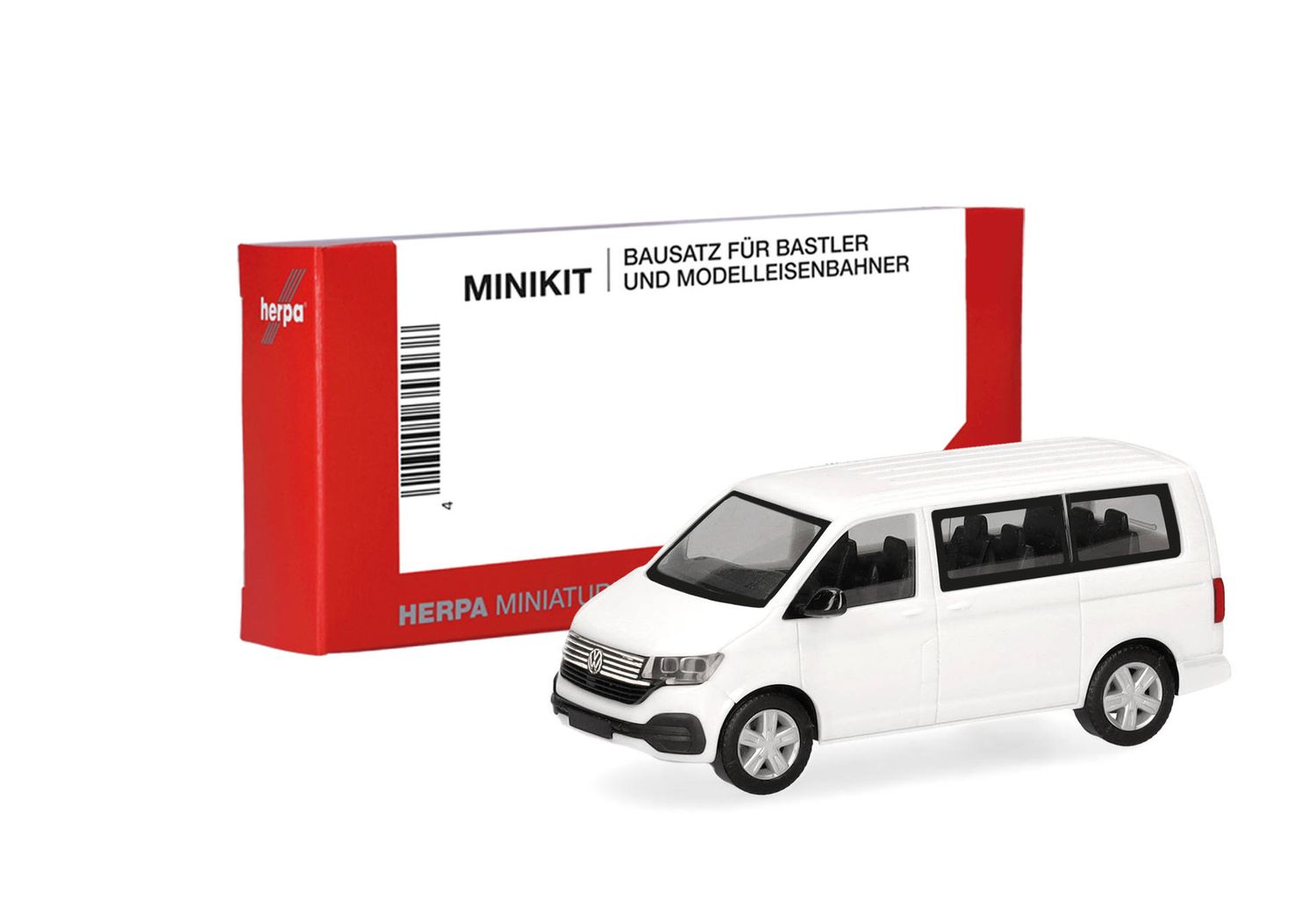 1:87 Herpa - Herpa MiniKit: Volkswagen (VW) T6.1 Bus, weiß (1 Stück) 1:87 Herpa - Herpa MiniKit: Volkswagen (VW) T6.1 Bus, weiß (1 Stück)