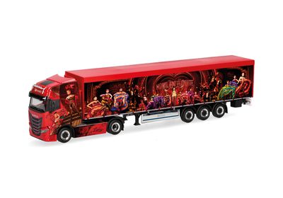 1:87 Herpa - Iveco S-Way Schubboden-Sattelzug "Perrotti" (Italien)