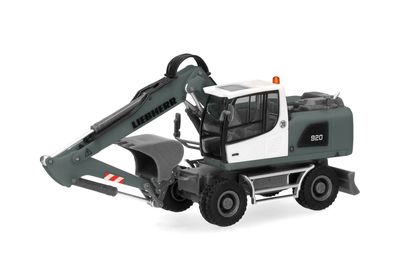 1:87 Herpa - Liebherr Mobilbagger A920 Litronic, grau/gelb 1:87 Herpa - Liebherr Mobilbagger A920 Litronic, grau/gelb