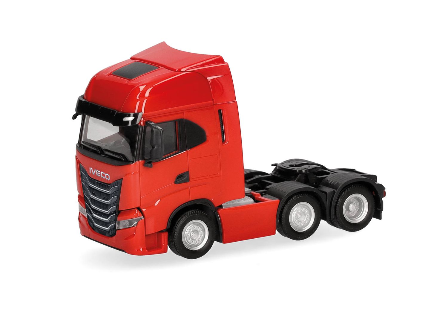 1:87 Herpa - Iveco S-Way MY24 Zugmaschine 3achs (6x2), rot