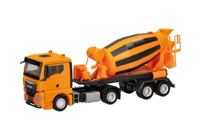 1:87 Herpa - MAN TGX GN Betonmischer-Sattelzug 2achs/2achs, kommunalorange