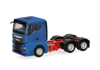 1:87 Herpa - MAN TGX GN Zugmaschine 3achs, blau 1:87 Herpa - MAN TGX GN Zugmaschine 3achs, blau