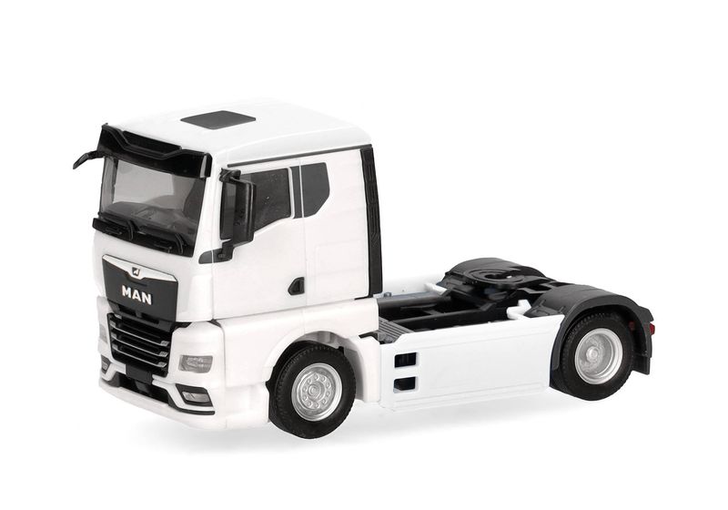 1:87 Herpa - MAN TGX GN Zugmaschine 2achs, weiß 1:87 Herpa - MAN TGX GN Zugmaschine 2achs, weiß