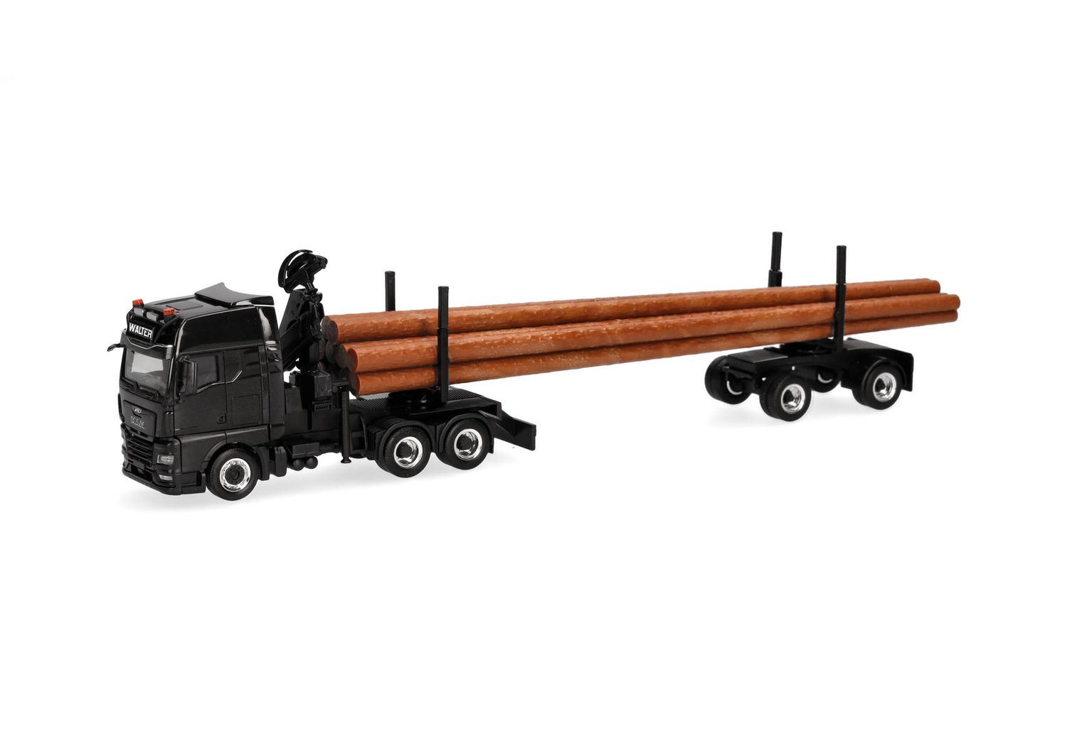 1:87 Herpa - MAN TGX GX Langholztransporter  1:87 Herpa - MAN TGX GX Langholztransporter "Walter Holztransporte"