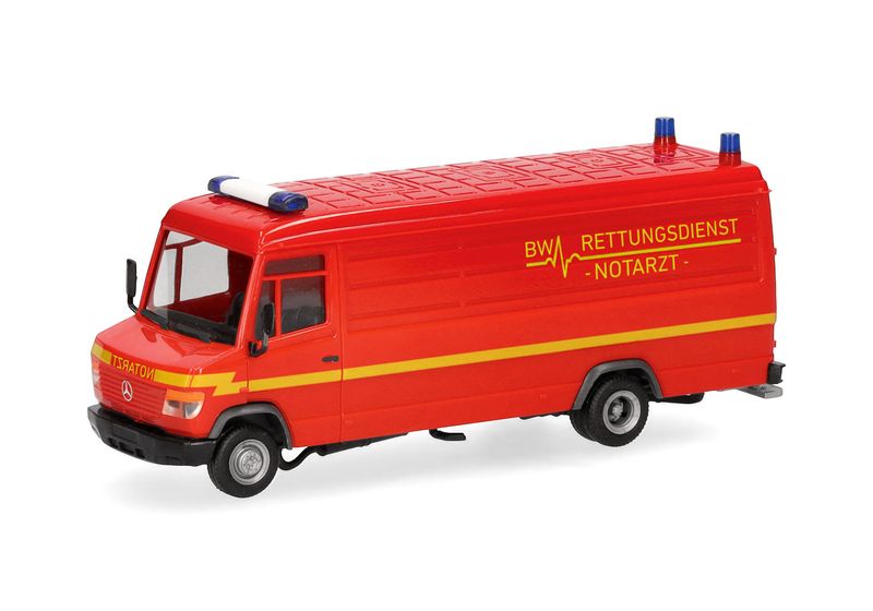 1:87 Herpa - Mercedes-Benz Vario Kasten lang "Bundeswehr Rettungsdienst / Notarzt Hamburg"